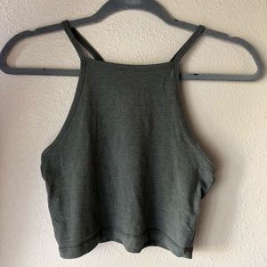 High neck tank top
